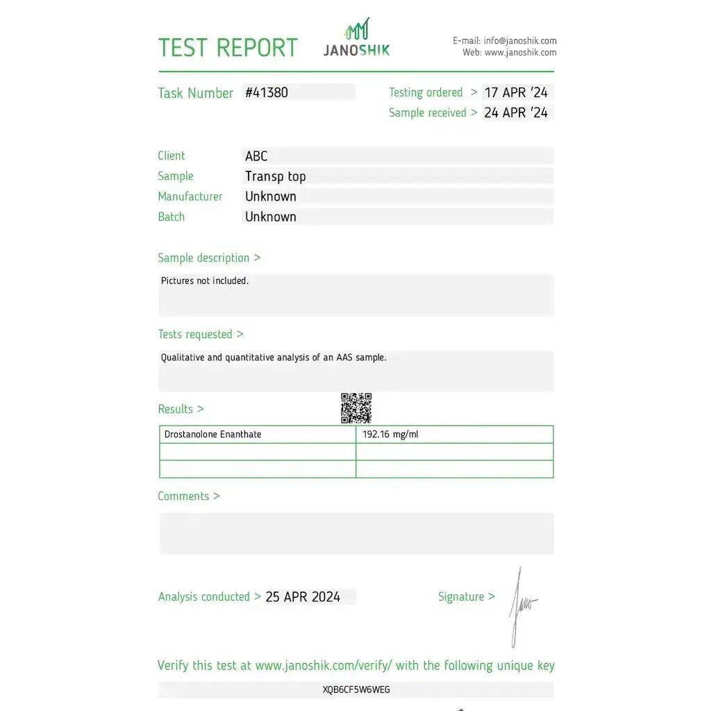 Masteron Enanthate 200
